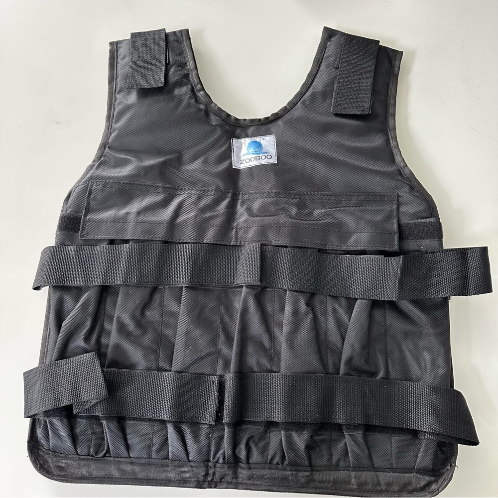 Zooboo Adjustable Weighted Vest Weight Jacket Exercise Fitness Training Walking